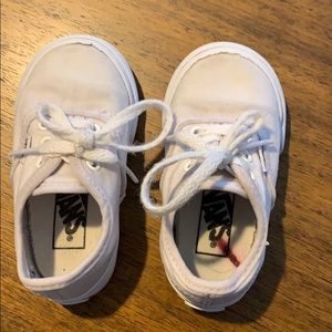 White Vans sneakers